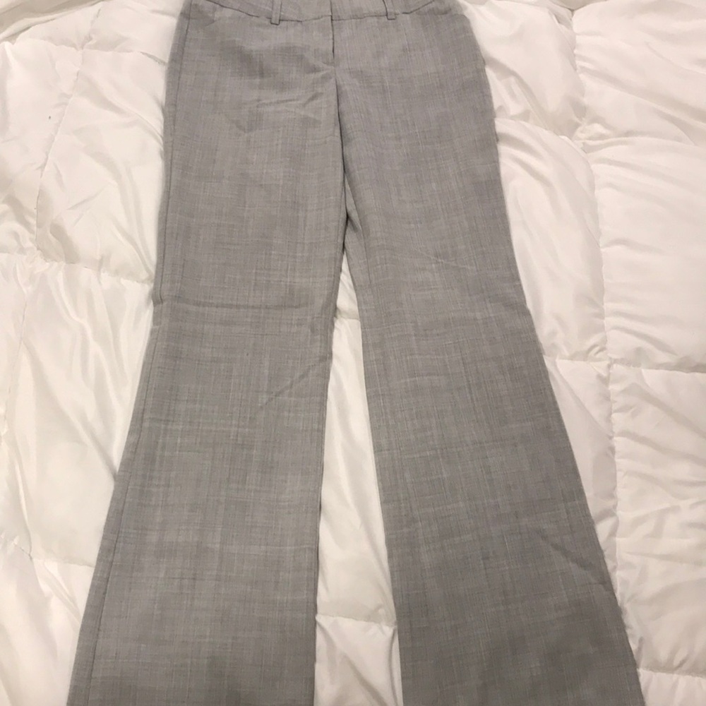 Gray Pleated Pants